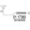MTS 01.17380 Exhaust Pipe